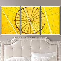 3 Piece Framed Canvas Wall Art Abstract Cool Line Canvas Prints Home Artwork Decoration for Living Room,Bedroom - 16