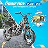 eAhora Juliet 2/Juliet Pro 2 Electric Bike for Adults 5200W/1700W Dual Motor Electric Bike Up to 43MPH, 70AH/60AH 200-220+Miles Long Range Ebike, 20" Fat Tire Full Suspension Electric Bicycle, UL2849 #1