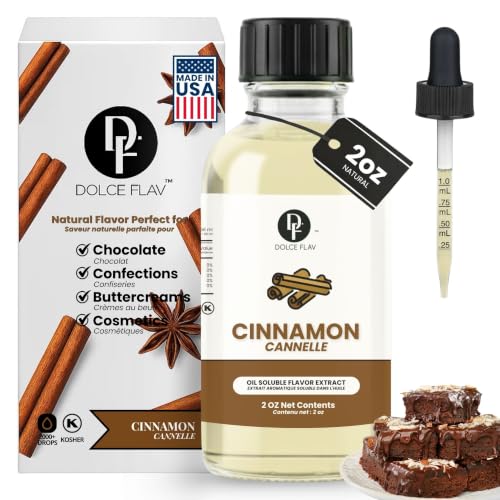 Dolce Flav Cinnamon Extract, Oil-Soluble, 2 Oz