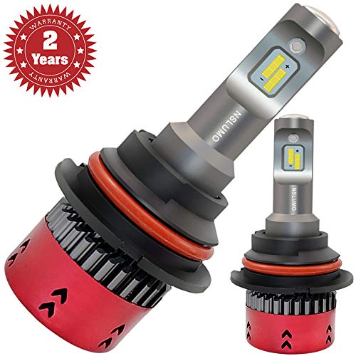 NSLUMO HB1 9004 Led Headlight Bulbs 6000K 9600lm 70w White Bright White High