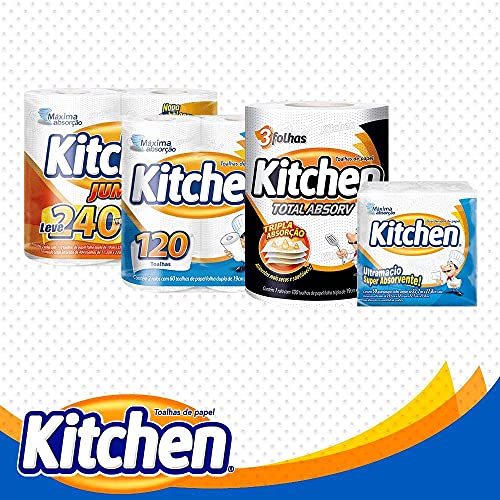 Papel Toalha Folha Dupla Kitchen 120 Folhas