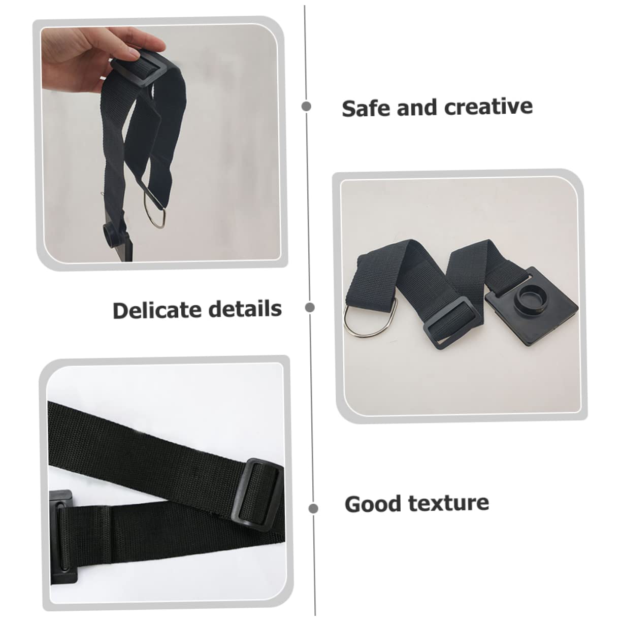 VANZACK 2Pcs Cello Endpin Stopper Non Slip Holder with Adjustable Strap Durable Skid Mat for Cello Enhances Friction Slippery Floors for Stability