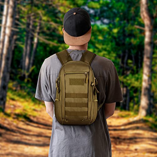 Huntvp 10L/20L Mini Daypack Military Molle Backpack Rucksack Gear Tactical Assault Pack Bag For Hunting Camping Trekking #TOP6