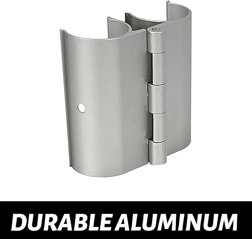 Miniatura 4 de 2 Pack Aluminum Snap-On Hinge for PVC Doors Vents or Gates
