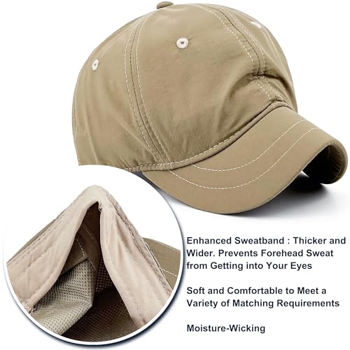 Gorra beisbolera con visera corta Quick Dry Unisex miniatura 6