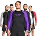 Elite Sports New Item Full Long Sleeve Compression, Mma, Bjj, No Gi, Cross Training Rash Guard, Small, Purple