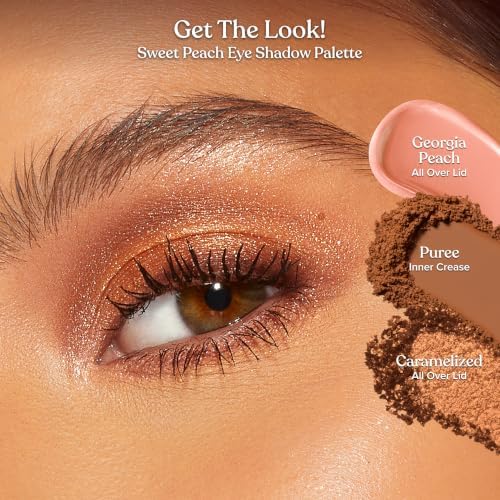 Too Faced Sweet Peach Eye Shadow Palette | Highly Pigmented, Cream & Powder, Matte & Shimmer Shades Makeup Palette for Natural Look, 0.32 Ounce - 4