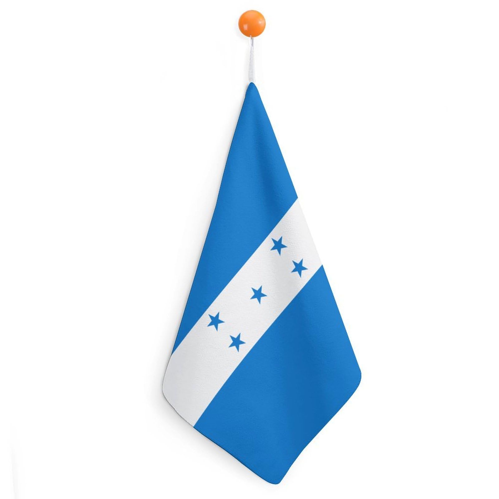 CGSBNGHA Honduras Flag Hand Towel Hanging Face Towels Cleaning Cloths Handkerchief for Bathroom Kitchen