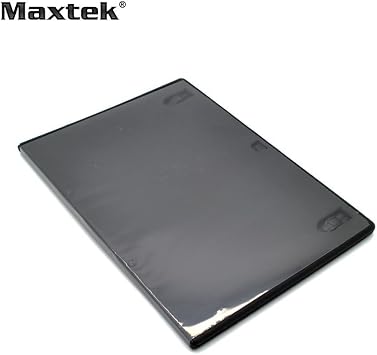 Maxtek 7mm Slim Black Single CD / DVD Case، 50 Pieces Pack.