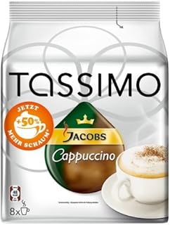 Tassimo Jacobs Cappuccino, 16 T-Discs (8 Servings)