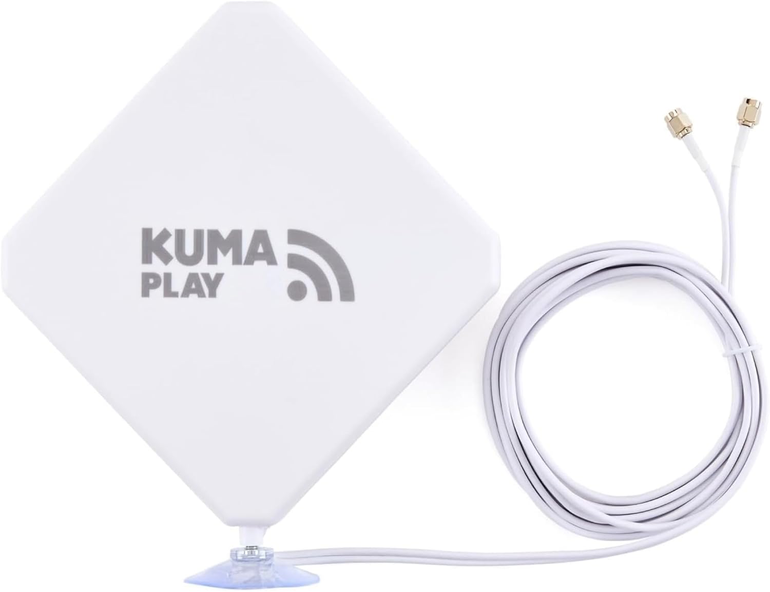KUMA Play 5G/4G Cellular Antenna – Boost Internet for Mobile Hotspot or Router | RV Essentials & Accessories for Camping, Home, Remote Work | 4G LTE & 5G Antenna | Works with AT&T, Verizon, T-Mobile KUMA Play 5G/4G Cellular Antenna – Boost Internet for Mobile Hotspot or Router | RV Essentials & Accessories for Camping, Home, Remote Work | 4G LTE & 5G Antenna | Works with AT&T, Verizon, T-Mobile