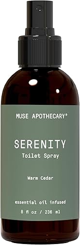 Miniatura 57 de Muse Apothecary Flush Ritual - Aerosol para inodoro aromático y refrescante, usar antes de ir, 4 onzas, infundido con aceites esenciales naturales