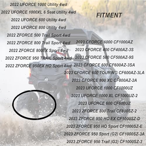 QYMOTO CFMOTO Oil Filter Cover Seal O Ring for UTV ATV CFMOTO Cforce Zforce Uforce 400 500 600 800 900 950 1000 Accessories OEM 0800-014003(4 Pack) - Image 6