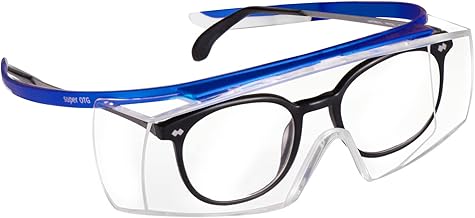 Uvex Super OTG Safety Glasses Also for People Who Wear Glasses – Over Glasses – for Laboratory, Construction Site, Workshop, etc. – Scratch-Resistant, Anti-Fog & Chemical-Resistant