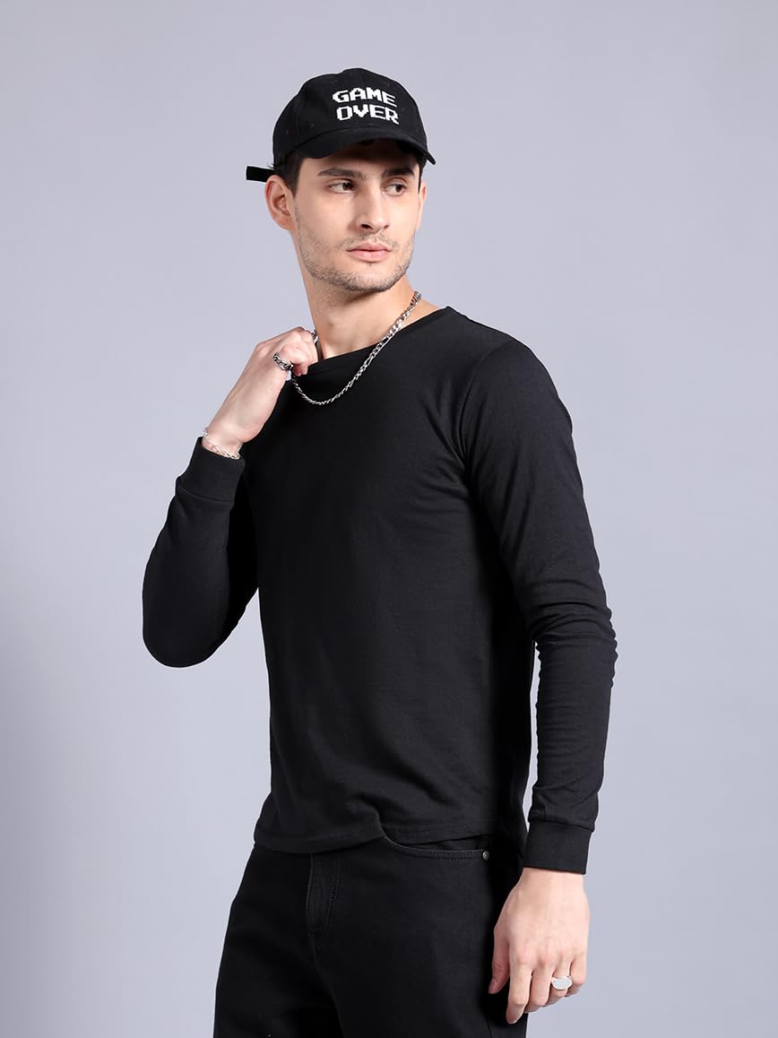 The Indian Garage Co Camiseta de cuello redondo con estampado gráfico en la espalda para hombre