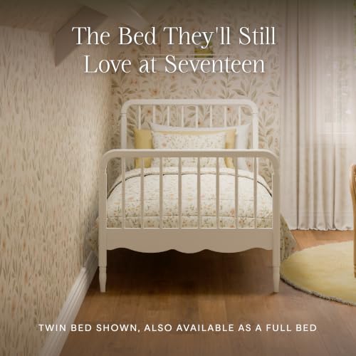 Image of NAMESAKE Liberty Spindle Twin Bed in Warm White