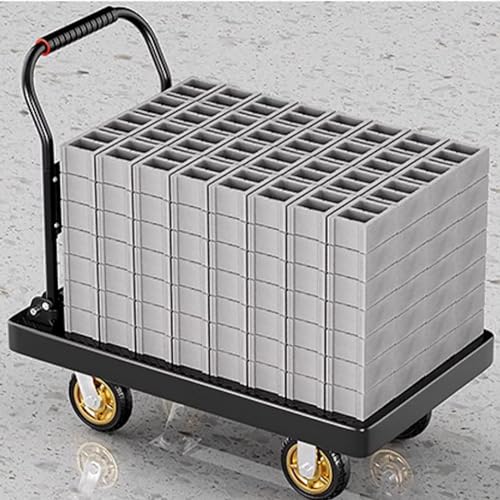 Chariot utilitaire robuste pliable pour éviter la fatigue