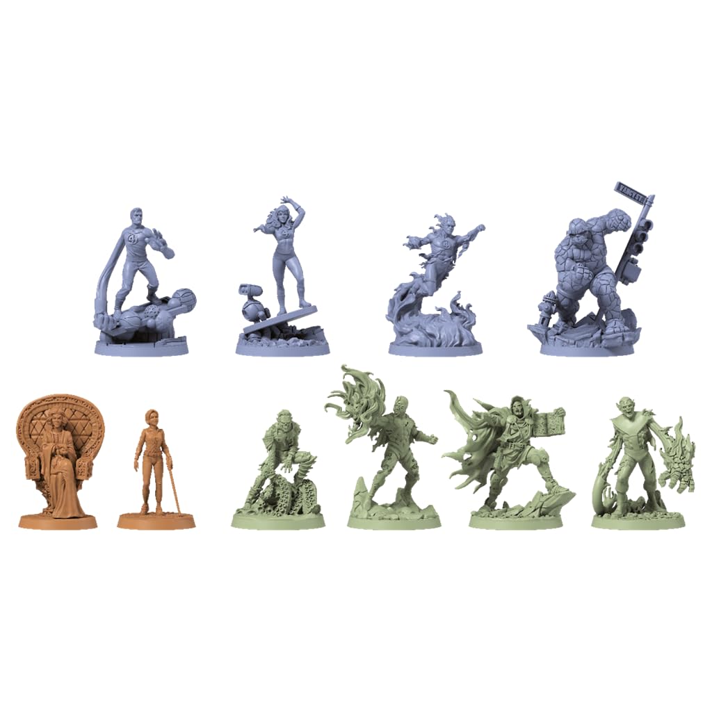 CMON | Marvel Zombies: Fantastic 4 Under Siege | Espansione | Gioco da Tavolo Cooperativo nell'Apocalisse Zombie | A partire da 14 Anni | Da 1 a 6 Giocatori | 60 Minuti per Partita | Italiano