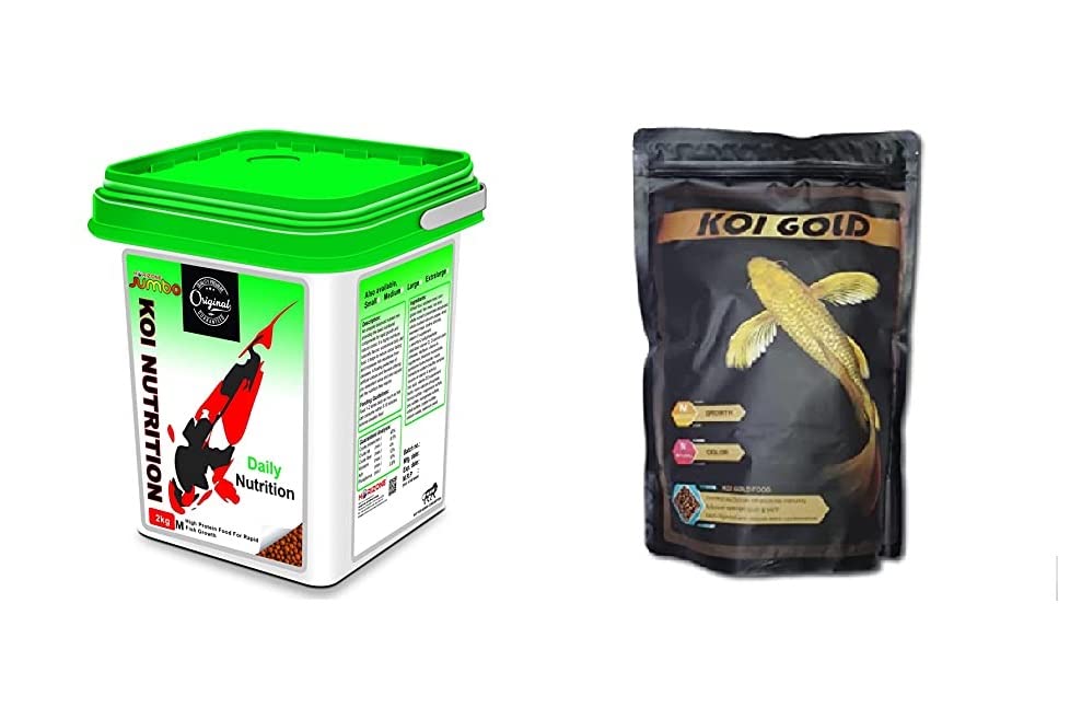 Jumbo Koi Nutrition Special Fish Food for Koi Fish 2kg+KOI Gold Fish Food 1kg-Best Fish Food for Fast Growth and Fast Color (B0BLCX4341) Amazon Price History, Amazon Price Tracker