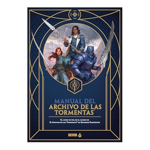 Devir - Manual de rol El Archivo de las Tormentas – Juego de rol del Cosmere de Brandon Sanderson, libro básico de reglas de fantasía épica (ARTOMANUALSP) | Ya disponible en tu tienda friki favorita! En mundofriki.es!