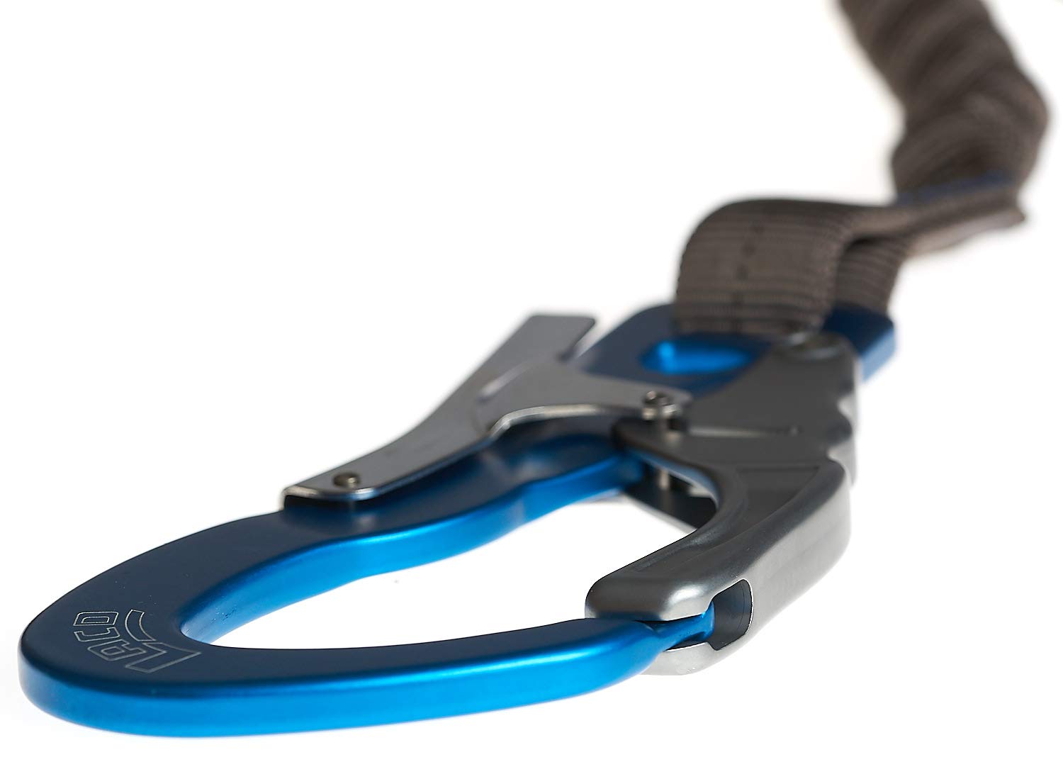 LACD Klettersteigset Ultimate Ferrata S mit mit Swivel (Drehwirbel) + Helm Protector 2.0 Midnight + Klettergurt Start 2.0 (Grösse S Taillenumfang = 68-100cm, Beinumfang = 40-60cm)