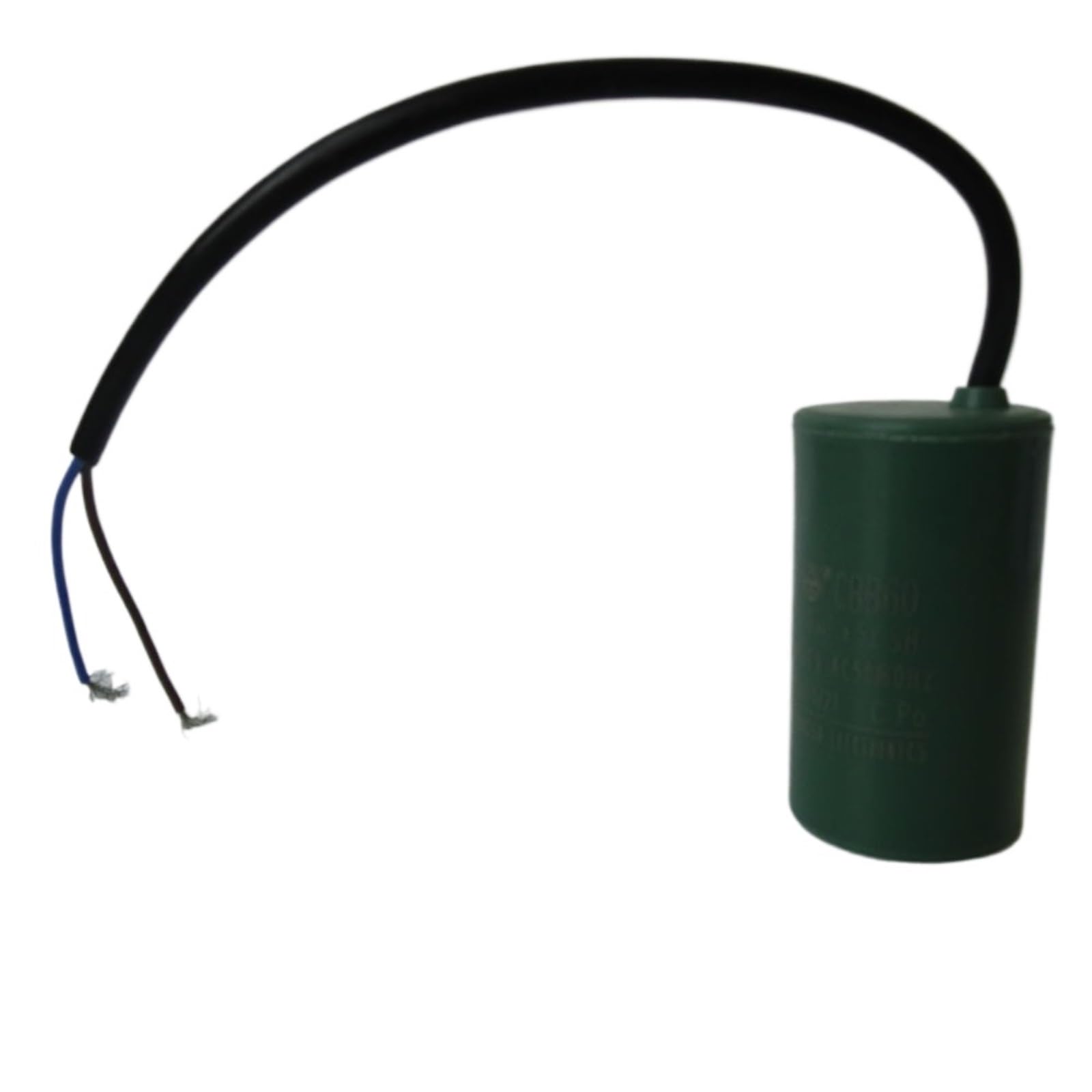 Condensatore cilindrico da 20uf,450V,AC50/60Hz,10/70/21,Due Fili.