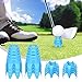 Rolitwils Golf Simulator tees, 24Pcs Plastic Golf Mat Tees for Home, Outdoor or Indoor Golf Tees for Training, Practice Golf tees for Winter Turf and Driving Range, Pack of 12 Tall & 12 Small