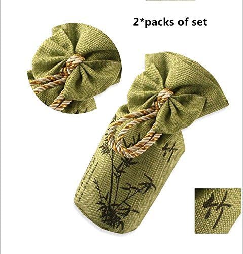 2 Packs Auto Air Purifying Activated Charcoal/ Bamboo Charcoal Bag/250g2 (Green)