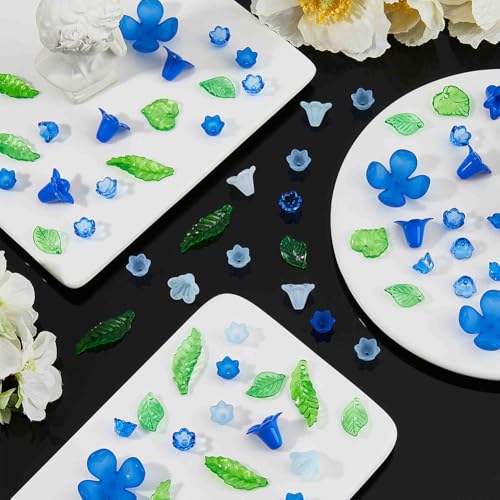 Perles en acrylique fleurs et tulipes SUPERFINDINGS pour la création de bijoux DIY