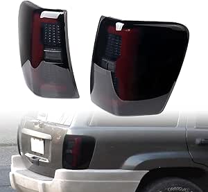Tercera Luz De Freno Para Jeep Grand Cherokee WK 2005-2010 - Luz Trasera Alta, Color Rojo, Fácil Instalación