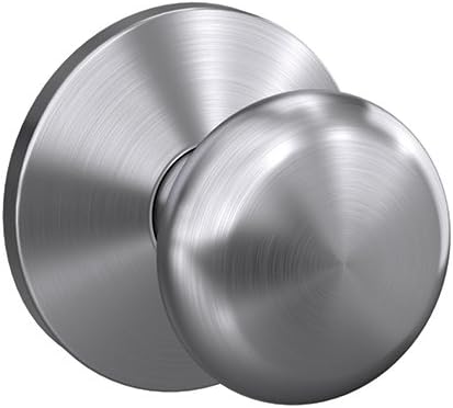 Schlage Custom FC21 PLY 622 CAM Plymouth Knob with Camelot Trim Hall-Closet and Bed-Bath Lock, Matte Black