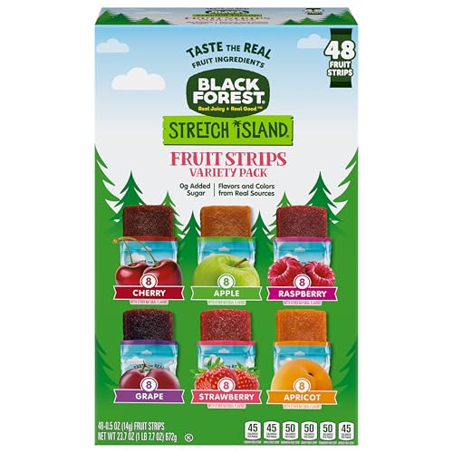 Black Forest, Stretch Island Fruit Strips, Variety Pack, Zero Grams Sugar, 48 ct - image 8