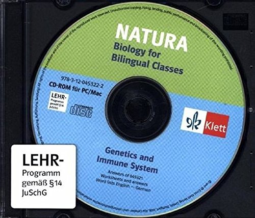Preisvergleich Produktbild Natura - Biology for bilingual classes. Genetics and Immunity. Begleitsoftware