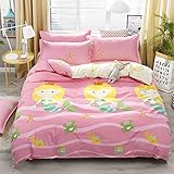 La ropa de cama de color sólido teñido activo tiene alta solidez del color y baja contracción, adecuada para familias y hoteles. El kit es verde, lavable y duradero. Excelente costura y artesanía. Sin decoloración, los mejores regalos, mamá y papá, Día de San Valentín - Día de la Madre - Día del Padre y Navidad. Perfecto para cualquier habitación de su hogar: dormitorio, habitación de invitados, habitación infantil, casa de vacaciones.