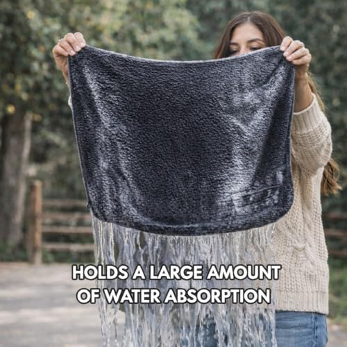 Image of Microfiber Cloth 600 GSM 40 X 40 cms - 4 pcs for Car Cleaning & Detailing, Bike Cleaning, Home & Kitchen Cleaning. Double Sided, Super Absorbent & Lint Free (Yellow /Grey and Blue /Grey)
