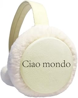 Hello World — Protetor de orelhas de inverno italiano para uso ao ar livre