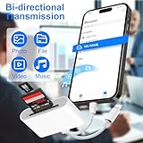 Dual Connector Dual Slot MicroSD/SD Card Reader for iPhone iPad, Lightning & USB C SD Card Reader, Camera Memory Card Reader, USB-C OTG Adapter for Devices with iOS/Android/Other Systems - Image 6