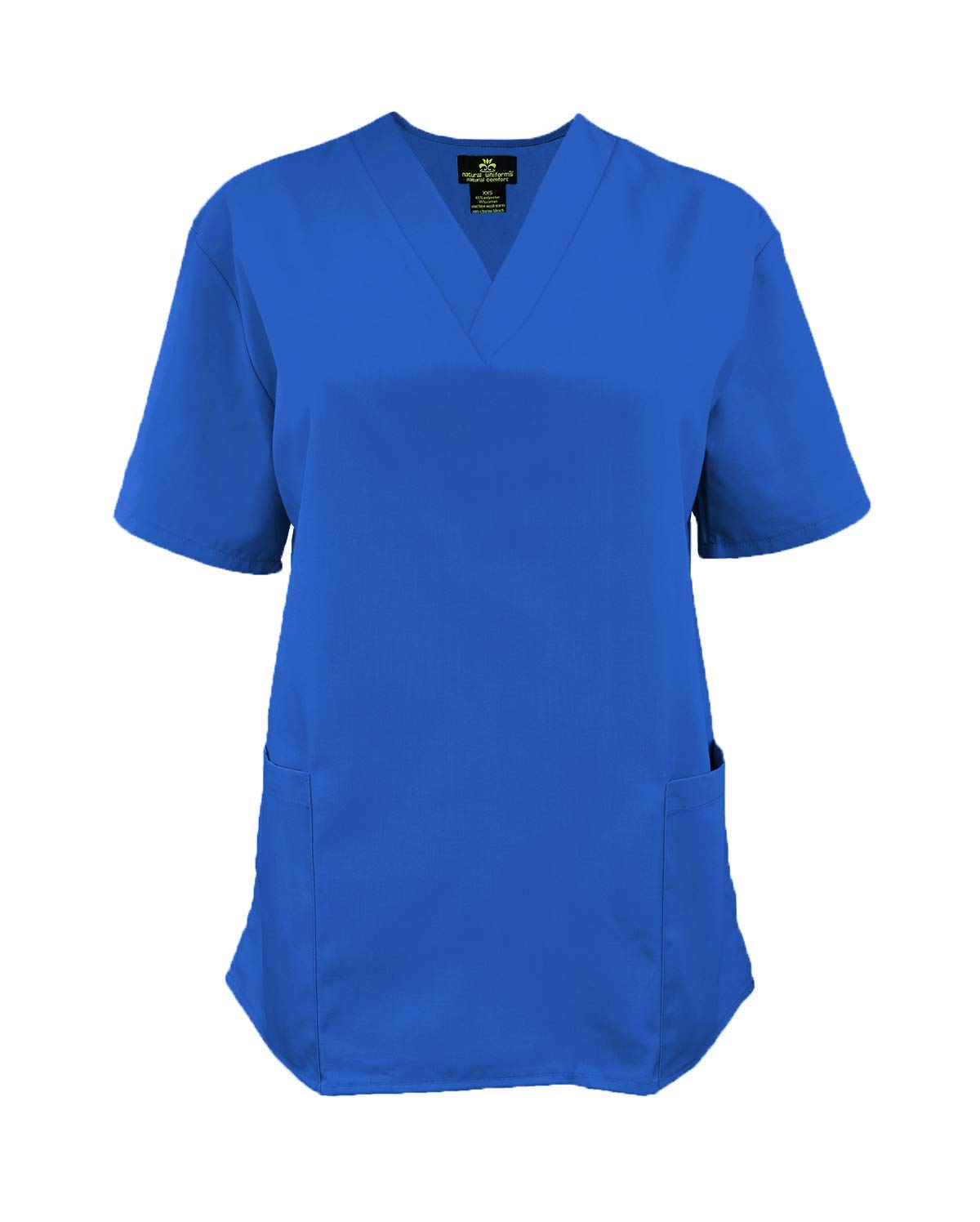 ACTIVE UNIFORMS Mens Scrub Set Medical Scrub Top and Pants (Medium, Royal Blue)