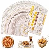 200 Blatt Käsepapier, 36 x 26cm Wachspapier für Lebensmittel, Food Grade Burger Papier Brotpapier Sandwichpapier Cheese Paper Wrap Paper, Fettdichtes Lebensmittelpapier für Burger, Sandwich, Pommes