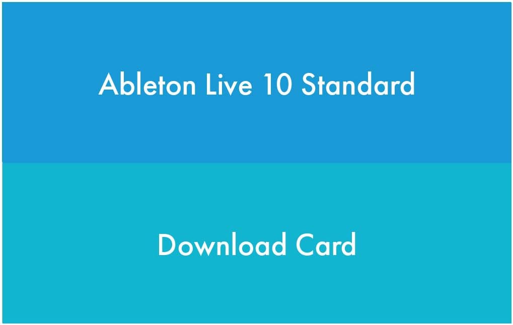 Ableton Multitrack Recording Software (Live 10 Standard)