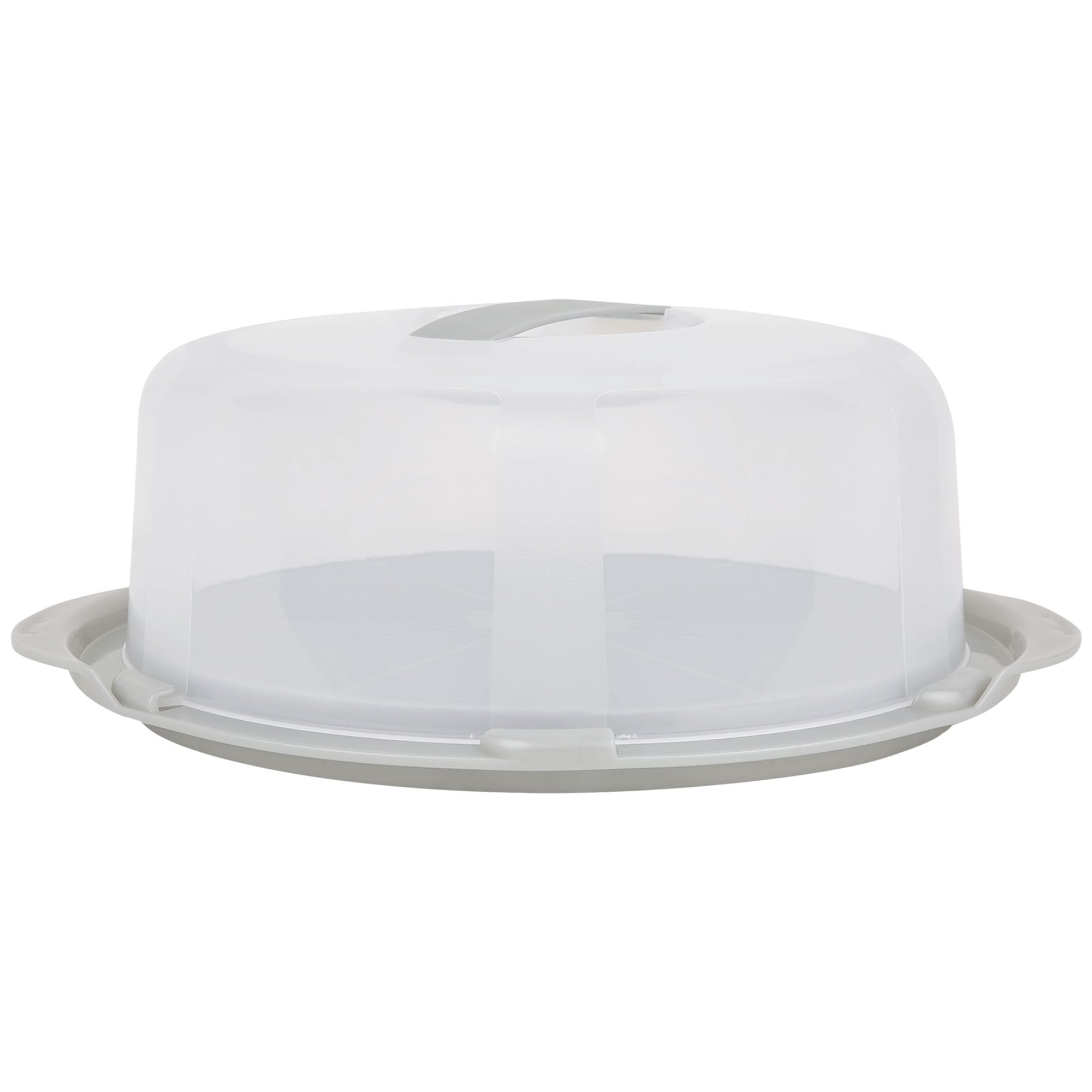 Storm Trading Group Transparent Round Plastic Clear Cake Box With Carry Handle & Lid