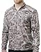 Aqua Design Men's Fishing 1/4 Zip Mock Turtleneck Long Sleeve UV Sun Protection Shirt, Pacific Sand, XL