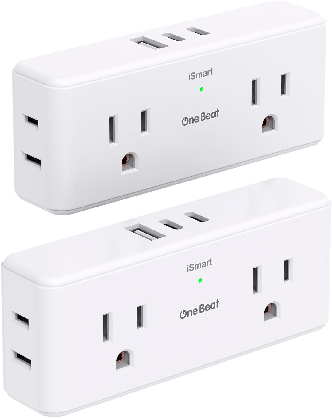 2 Pack Multi Plug Outlet Splitter, Electrical Multiple