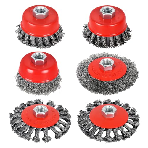 6-Piece Angle Grinder Wire Wheel