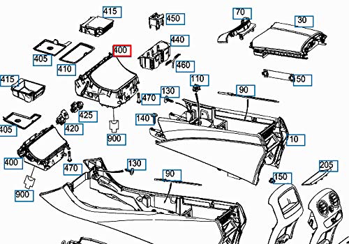 MB C-Klasse W205 Aschenbecher A2056800110 : Amazon.de: Auto & Motorrad