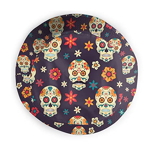 Halloween Sugar Skull Bucket Hats For Men Women Teens Mens Fishing Sun Golf Hat Wide Brim Camping Outdoor Travel Accessories Beach Cap #TOP3
