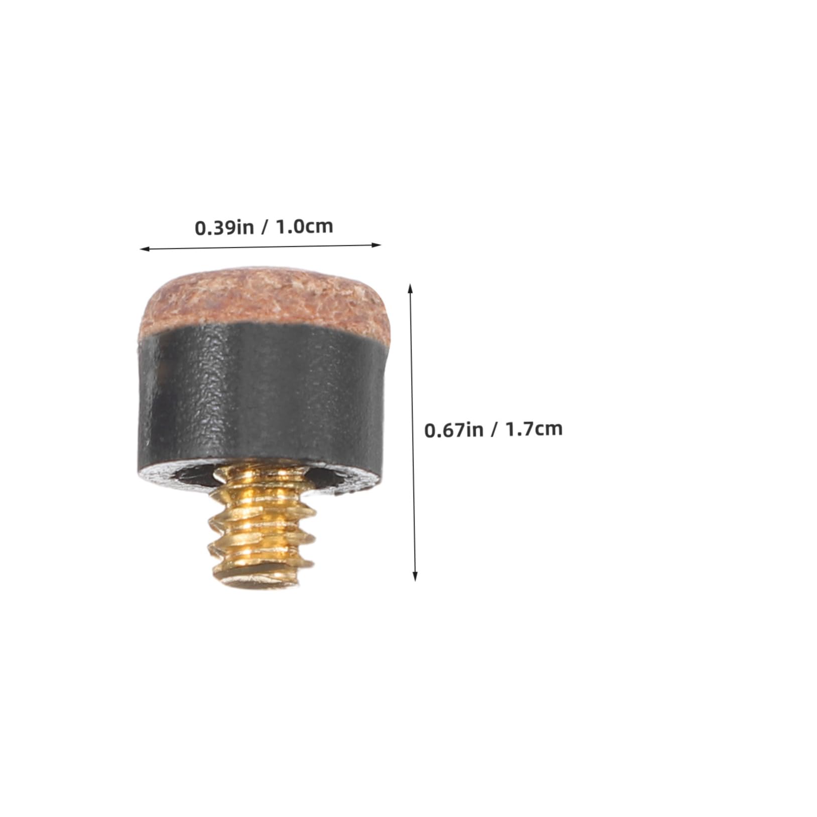 WHAMVOX 25pcs Snooker Tips Replacement Kit for Pool Cues Easy to Install Compatible with Snooker and Pool Sticks Enhances Ball Control and Shot Precision