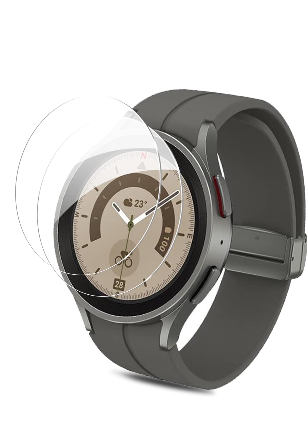 GALAXY WATCH 5 PRO 45mm【9Hガラスフィルム】 Amazon.co.jp: Suoman【4枚入り】フィルム for Samsung Galaxy