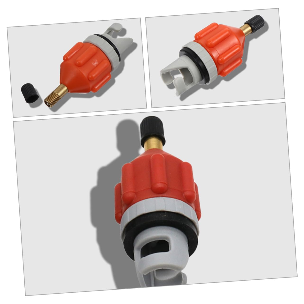 Toyvian Adattatore per Ugello del Gas Adattatore per Valvola Adattatore per Pompe Ugelli per Pompe Ad Aria Accessori per Barche Adattatore per Pompa Adattatore per Board