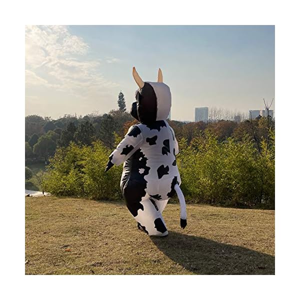 Arokibui inflatable cow costume for women funny blow up costume for cosplay party festival halloween costume adult size - image 7